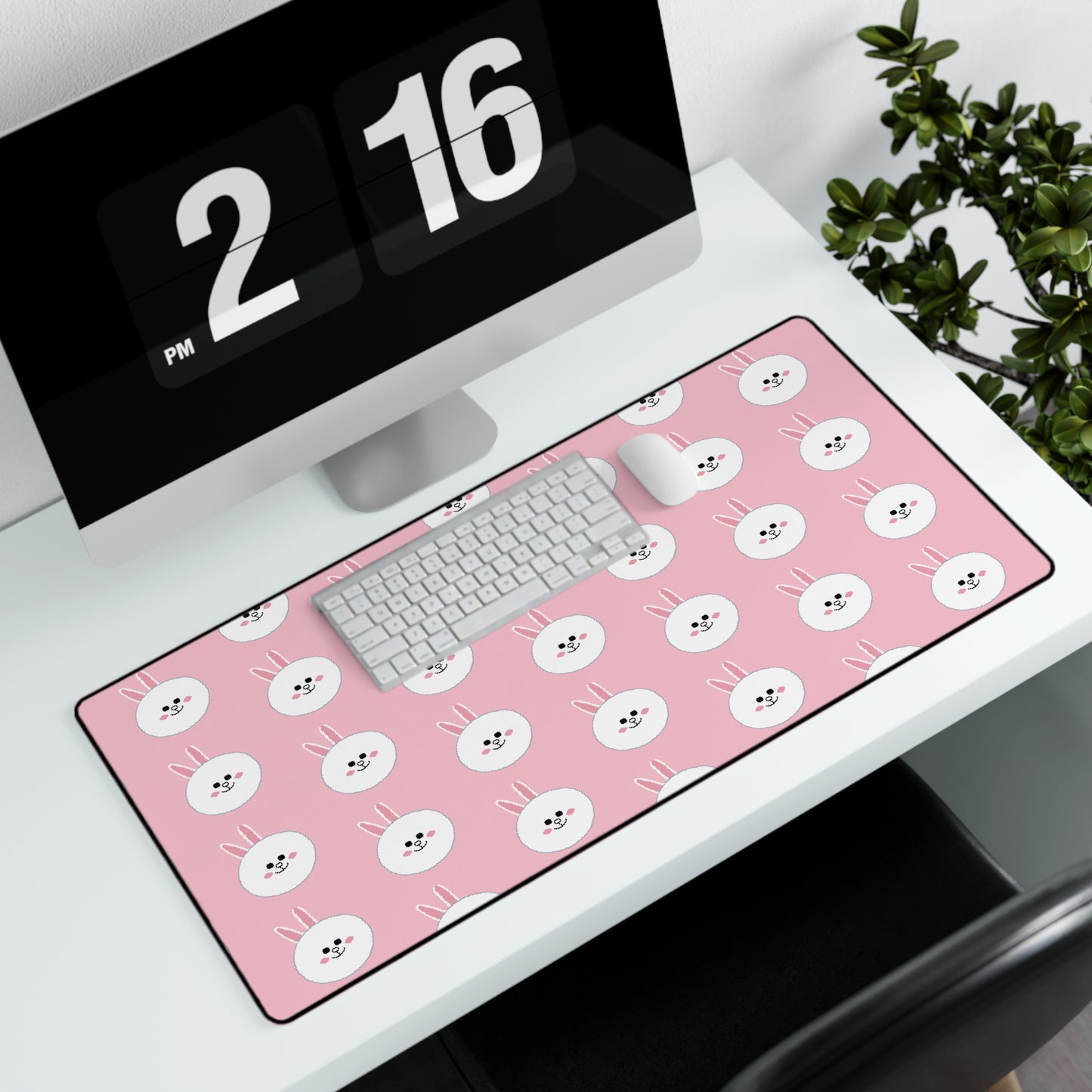 Cute Bunny Desk Mat